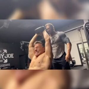 Clark Bartram Instagram - This is what all 60 years old should strive for 

One of the greatest fitness icons we have MR @clarkbartram aka @titanohearn godfather and my close friend of over 3 1/2 decades

You push me my Barbarian brother 

#rolemodel 
#ICON 
#peacefulwarrior