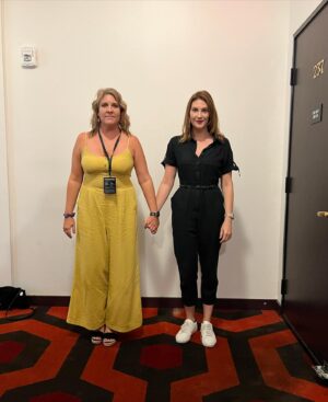 Clarke Wolfe Instagram - What a time at Fantastic Fest! I’m so proud that A SHINING EXAMPLE had its world premiere at my favorite festival. Special thanks to @fons_pr and @mandykayrodgers   @mandykaymarketing for making it such an incredible week!
