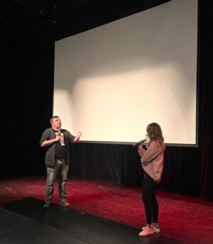 Clarke Wolfe Instagram - I had a ✨magical✨ time at Make Believe Seattle! What a great festival to connect with friends new and old, see the sights and watch some great movies. 🎥 

Two of my favorites were @skipstagraham’s THE LONELY MAN WITH THE GHOST MACHINE and Larry Fessenden’s werewolf drama BLACKOUT. I loved seeing A SHINING EXAMPLE on the big screen the same night as Marc Bernardin’s SPLINTER plus ASE co-writer @dylanguerra’s DIDN’T THINK I’D SEE YOU HERE screens Tuesday. 🥰 

And finally, we recorded one of my favorite episodes of Screen Drafts ever with an amazing live audience. Thank you, @billyraybrewton and the entire Make Believe team for putting on an incredible show!