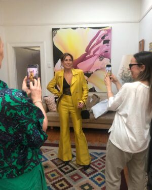 Claudia Karvan Instagram - Off to the Logies @macgrawlove @kelsey.munro.writer @laramerrett @samanthapowellmakeup @pennymccarthy @bump_stan