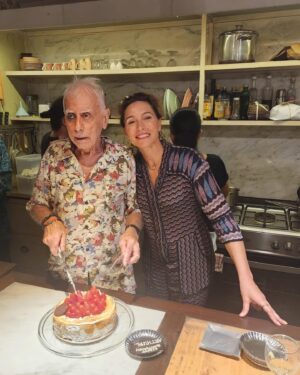 Claudia Karvan Instagram - Arthur Karvan turns 80. Hip hip hooray