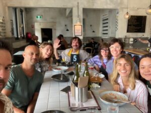 Claudia Karvan Instagram - Bump 5! Wooo hoooo! The dream job continues. Writers rooms are done. It was privilege to weave more stories with these beauties @kelsey.munro.writer @stunningmermaid_69 @nathaliemorris_ @clairecao Timothy Lee, Shanti Gudgeon and Ishmail Khan