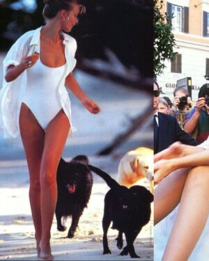 Claudia Schiffer Instagram - Reminiscing on summers past… happy first day of summer 🏖️