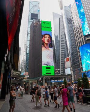 Claudia Tan Instagram - She’s upgraded to a ✨Times Square billboard✨ now 

I took this photo of me in 2022 in front of the exact same billboard while I was in NY for Wattcon so that I can manifest this exact day where my face would be on it (& photoshop the actual banner over it). Needless to say, it actually happened & I’m still shook about it! 😍

Huge thanks to @onerpmpac & @theisaacmiranda for making this happen ❤️ I’m so proud to be your @spotify & @spotifyasia EQUAL ambassador for July. Tune into next Friday for my next single!