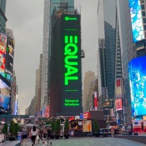 Claudia Tan Instagram - She’s upgraded to a ✨Times Square billboard✨ now 

I took this photo of me in 2022 in front of the exact same billboard while I was in NY for Wattcon so that I can manifest this exact day where my face would be on it (& photoshop the actual banner over it). Needless to say, it actually happened & I’m still shook about it! 😍

Huge thanks to @onerpmpac & @theisaacmiranda for making this happen ❤️ I’m so proud to be your @spotify & @spotifyasia EQUAL ambassador for July. Tune into next Friday for my next single!