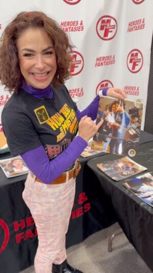 Claudia Wells Instagram - Back Story of never before seen Back To The Future photos with Marty, Michael J Fox!

#behindthescenes #storytime #backtothefuture #claudiawells #jenniferparker #michaeljfox #martymcfly #autographs #bttf