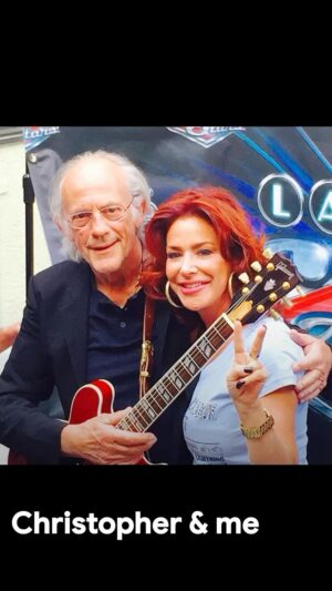 Claudia Wells Instagram - Photo video my phone made of @mrchristopherlloyd & me #claudiawells #armaniwells #jenniferparker #docbrown #bttf #jenniferparker #appearances #events #fun #backtothefuture