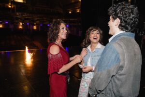 Claudia Wells Instagram - 2 Jennifers and a Marty walk into The Winter Garden…. 

SUCH an honor getting to meet the one & only @theclaudiawells (The OG Jen who paved the way for all the other Jennifers) at @bttfbway this week! 💖 
What a dream!! 😍

📸: @andyhenderson