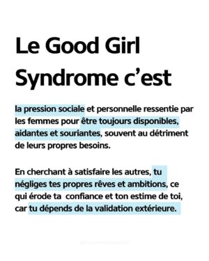 Claudine Langlois Instagram - STOP BEING A GOOD GIRL

Cette lutte quotidienne contre le syndrome de la « bonne fille » est une réalité que trop de femmes connaissent, mais il est temps de briser ce cycle !

Je te donne mes 5 astuces pour t’en libérer et t’aider à te mettre de l’avant un peu plus chaque jour. 🌊🦋

STOP SELF-SACRIFICE

#womenempowerwoman
#extremeselflove