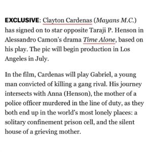 Clayton Cardenas Instagram - The few in my circle have known about this for a few years now. Excited to work with this team and ready to rock with @tarajiphenson