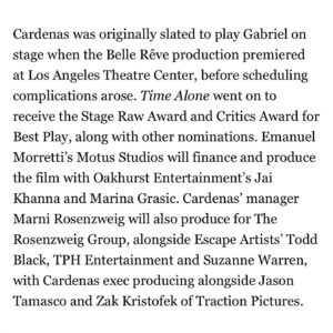 Clayton Cardenas Instagram - The few in my circle have known about this for a few years now. Excited to work with this team and ready to rock with @tarajiphenson