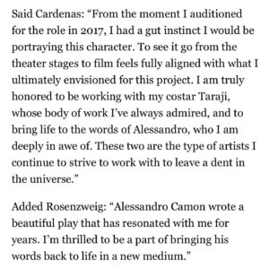 Clayton Cardenas Instagram - The few in my circle have known about this for a few years now. Excited to work with this team and ready to rock with @tarajiphenson