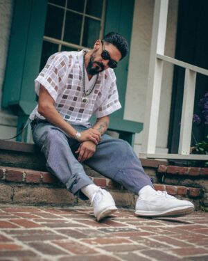 Clayton Cardenas Instagram - Season 4 premiere tonight @mayansfx  custom fit by @valenciacollective jewelry by @mr.isaacdial eyewear styled by @tay__rayne groomed by @barbarapferrer shot by @2headedxtim
