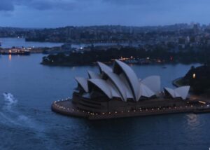 Clive Standen Instagram - Started climbing at dusk in the rain but the Views from the top of Sydney harbour bridge at night were worth it.