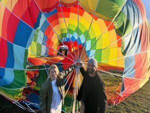 Clive Standen Instagram - Hot air ballooning, watching the Canterbury plains begin to wake, and seeing the sun rise upon high ...Magic.