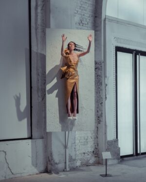 Coco Rocha Instagram - Serious question, how is today FRIDAY and it was it was only MONDAY that I was mounted to the wall for @irisvanherpen? What a week, feels like a month! 

Styling: Jerry Stafford
Music: Salvador Breed
Hair: Eugene Souleiman
Production: Jonas Kraft
Make-up: Karin Westerlund
Photography: Franck Bohbot 
Video: Vincent Stam & Jip Mus
Video: Michel Mölder & Tomas Kamphuis