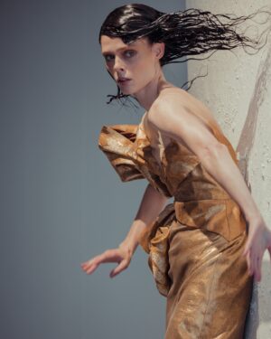 Coco Rocha Instagram - Serious question, how is today FRIDAY and it was it was only MONDAY that I was mounted to the wall for @irisvanherpen? What a week, feels like a month! 

Styling: Jerry Stafford
Music: Salvador Breed
Hair: Eugene Souleiman
Production: Jonas Kraft
Make-up: Karin Westerlund
Photography: Franck Bohbot 
Video: Vincent Stam & Jip Mus
Video: Michel Mölder & Tomas Kamphuis
