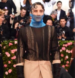 Cody Fern Instagram - @maisonmargiela by the one and only @jgalliano 

Fashion Direction @nicolaformichetti 
Hair @koji_ichikawa 
Grooming @jamie_grooming