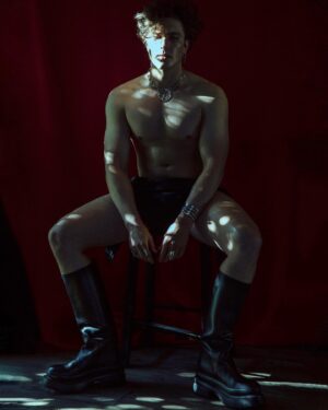 Cody Fern Instagram - New Era. 

Man About Town. SS21
@_manabouttownuk 

Photography: @daniellamidenge 
Fashion Direction: @nicolaformichetti 
Fashion Asst: @hunterclem_ 
Hair: @petergrayhair 
Editorial Direction: @huwgwyther 

Jewelry : @austin.james.smith