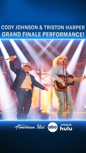 Cody Johnson Instagram - If you got a dream, chase it! 💫 @codyjohnson & @tristonharpermusic duetting on “’Til You Can’t” is INSPIRING on #AmericanIdol!!