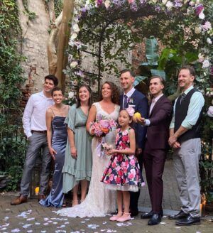 Cody Linley Instagram - What an honor is was to spend time in New Orleans to celebrate My brother Scott & Angela’s wedding. After the ceremony a lemon dropped from the tree right on cue. It’s a good omen, I say they’ll have a fruitful marriage. 😏
•
•
•
#love #marriage #celebrate #summer #neworleans #siblings #codylinleylove
