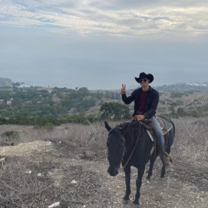Cody Linley Instagram - “No hour of life is wasted that is spent in a saddle.” -Winston Churchill 🐴 🕰 
•
•
•
#horse #mountains #codylinley #codylinleylove #magic #love #cowboy