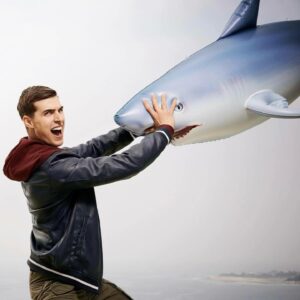 Cody Linley Instagram - Happy #sharkweek y’all! 🦈 
•
•
#sharknado4 #sharknado5 is on @amazonprime #fridayvibes #goofball #ilovesharks