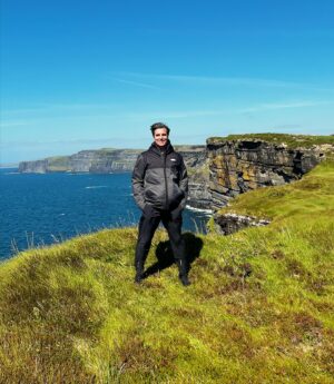 Colin Egglesfield Instagram - May the road rise up to meet you.

May the wind be always at your back.

May the sun shine warm upon your face;

the rains fall soft upon your fields and until we meet again,

may God hold you in the palm of His hand.
🇮🇪🇮🇪🇮🇪🇮🇪🇮🇪
#cliffsofmoher #tourismireland #visitclaire #failteireland #discoverireland #agileartist #inspire #beyondimpact