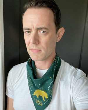 Colin Hanks Instagram - Think this Oakland Green El Bear @hankskerchiefs is gonna be the starting line up this baseball season. What Team/Kerchief you got? Grab our new El Bear Kerchiefs before they're gone . LINK IN BIO or hankskerchiefs.com #beready #hankskerchiefs