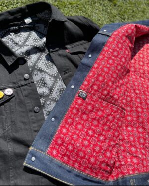 Colin Hanks Instagram - CHECK THIS OUT!!! Anyone who knows me, knows @levis jackets are pretty much my uniform. Thanks to @arkea_shop, not only do I have some new ones to add to my collection, but they are lined with @hankskerchiefs patterns! Beyond thrilled how they turned out. Even have the “hidden pockets” intact. These are custom made so unfortunately they are NOT available at @hankskerchiefs. Hopefully someday we will be able offer these, or something similar, in the future. #hankskerchiefs #levis #levisjacket #custommade #readymade #beready