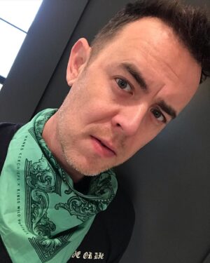 Colin Hanks Instagram - To say I’m obsessed with the color and pattern of our new kerchief collaboration with @kingswildproject would be a massive understatement. Available at @hankskerchiefs. But not for long. #hankskerchiefs #readymadeinca  #beready #kingswildproject