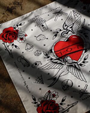 Colin Hanks Instagram - Because a 30  year old Bart Simpson “MOTH” reference would have been a bit much, check out the new, tattoo inspired “Mom” kerchief. Available now! Over at @hankskerchiefs. Link in Bio. #hankskerchiefs #beready #hanks #readymade #mothersday