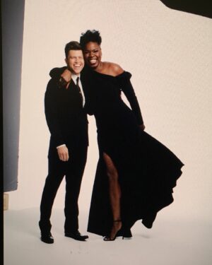 Colin Jost Instagram - I never really post anything on social media because I’m self-conscious/repressed about it, but I really wanted to say an SNL goodbye to Leslie Jones, and I mostly wanted to say thank you.

I don’t know if I would have survived my first year on Update without Leslie. I was extremely nervous and awkward and she was extremely confident and funny and knew who she was. And she made me (and our whole show) a lot better.

Even though she has wanted to hit me in the face many times (as shown in pic #3), she has also been kind and generous and given me many birthday presents (all photos of her). And more than anything else, she’s been funny. Chris Rock knew that when he recommended her to Lorne six years ago and now all of America knows it.

I miss you Leslie and I hope you come back on Update anytime you want, you... scrumptious, chocolate... nope it doesn’t work the other way.

Love,
Colin
