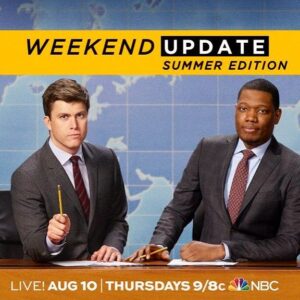 Colin Jost Instagram - Going live in half an hour. 9 pm Eastern. 11 am Guam.