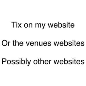 Colin Jost Instagram - Stand up this weekend
Added late shows
Hope to see all of you there and I will fight the fire marshall if he turns anyone away