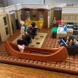 Colin O'Donoghue Instagram - Joey and Chandlers! One apt. down! Love it!! @lego #friendslego