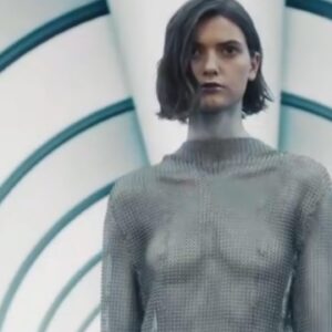 Colleen Atwood Instagram - A masterclass of elegance and minimalism. Beautiful practical garment construction that enhances the futuristic vision of Paul Andrew for Ferragamo AW21 #FerragamoAW21 #FuturePositive #Gattaca