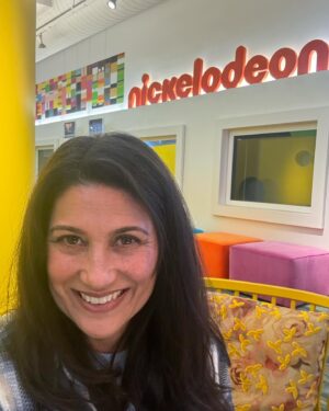 Colleen O'Shaughnessey Instagram - Any day working at @nickelodeon is a good day. It was all I could do NOT to sit down in the thinking chair and think. 

#voiceover #animation #nickelodeon