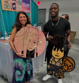 Colleen O'Shaughnessey Instagram - Thank you so very much to all of the tremendously talented and generous folks in Miami and London for all of the wonderful gifts!! ❤️❤️❤️
The gorgeous Ino table from @artmonster3 traveled home with my parents, as I was unable to travel with it to London. I will get it to LA somehow. 

And the doggy toys for my boys from @salihg_91 have been hugely entertaining and amazingly are still in one piece!