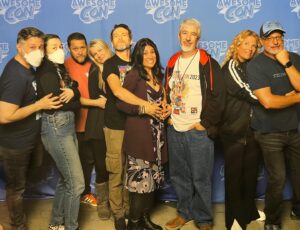 Colleen O'Shaughnessey Instagram - Awkward prom pic with cast of #naruto 😂 

@briandonovan_1 @nekappix @blumspew @maryelizabethmcglynn @yurilowenthal @taraplatt @thekatehiggins @michaelyurchak