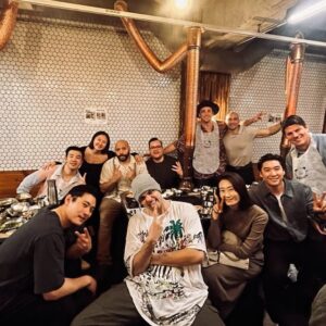Colton Dunn Instagram - Korean bbq slaps. So does this cast and crew. #therecruit