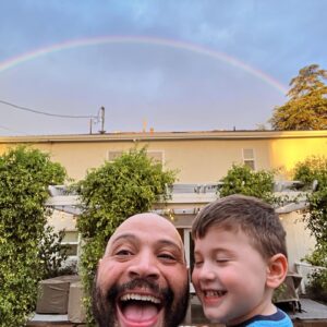 Colton Dunn Instagram - Some days it rains. And some days, it rainbows. 🌈 #loversanddreamersandme