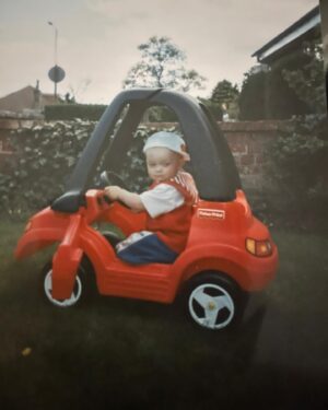 Connor Ball Instagram - thanks so much for all the birthday wishes. 27 babbyyyy! defo a better driver in this photo than i am now 🥸