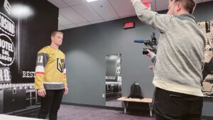 Connor Fields Instagram - Thank you to the STANLEY CUP CHAMPION @vegasgoldenknights for having me out to get the fortress rocking! ⚔️⚔️⚔️ P.S. look for a new face on the pregame introductions soon 😉