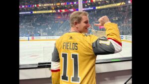 Connor Fields Instagram - Thank you to the STANLEY CUP CHAMPION @vegasgoldenknights for having me out to get the fortress rocking! ⚔️⚔️⚔️ P.S. look for a new face on the pregame introductions soon 😉