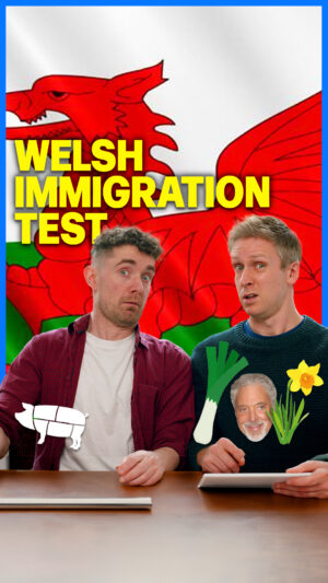 Conor McKenna Instagram - Geting Past Welsh Immigration 😁