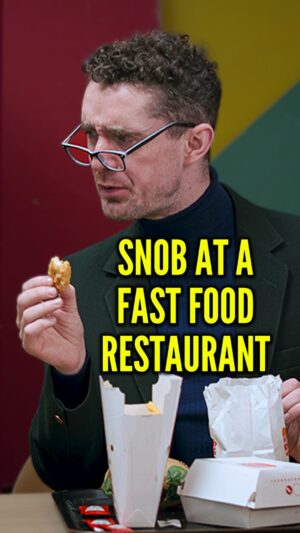 Conor McKenna Instagram - A Snob Tries Fast Food for the First Time
--
Come see our live show in Dublin / Paris / Zurich / Tallin / Warsaw or Bucharest
Ticket link in the bio..

#snob #posh #FastFood #comedy