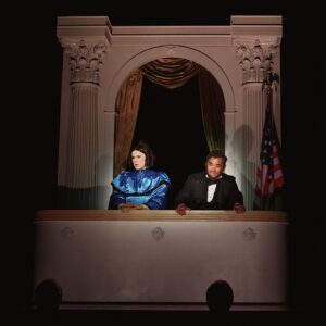 Conrad Ricamora Instagram - First look at our BROADWAY RUN 🎭✨ of “Mrs. Lincoln’s best night at the theater yet” (@townandcountrymag). #OhMary

📸: @emiliomadrid