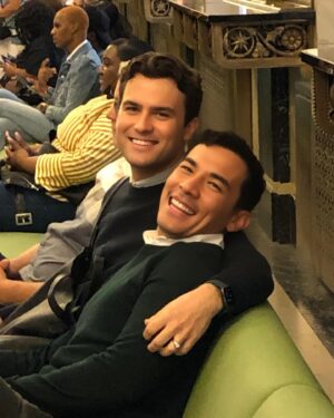 Conrad Ricamora Instagram - happily hyphenated 
introducing the Ricamora-Jensens

lots of great things happened these past few weeks, but this is the highlight of my life