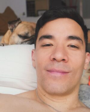 Conrad Ricamora Instagram - Poochini 🐶